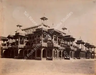 John Edward Sache (Photographer), Akbar's Tomb, Sikandra, 1880, Antiquarian Photograph