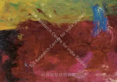 Ratan Parimoo (Artist), Composition, 1964, Painting