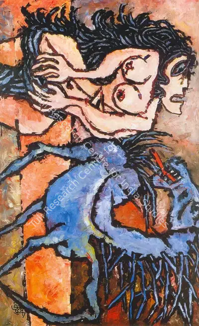 Prokash Karmakar (Artist), Untitled, 1995, Painting