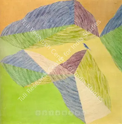 J. Swaminathan (Artist), Untitled, 1971, Painting