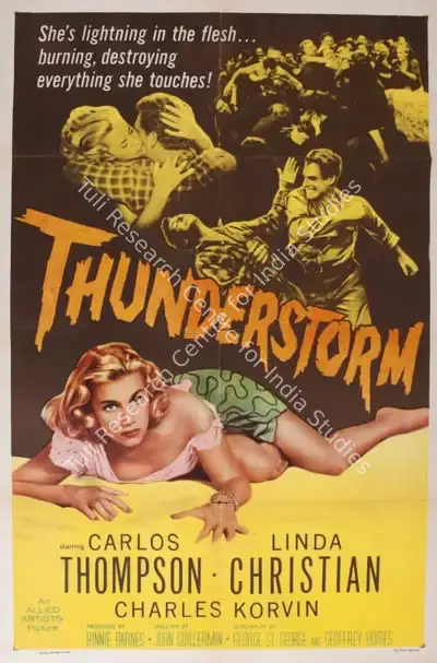 Binnie Barnes (Producer), Thunderstorm, 1956, Poster