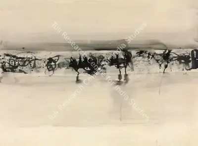 V.S. Gaitonde (Artist), Untitled, 1962, Drawing