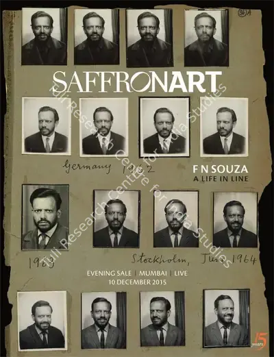 Saffronart (Auction House), F N Souza, 2015, Auction Catalogue