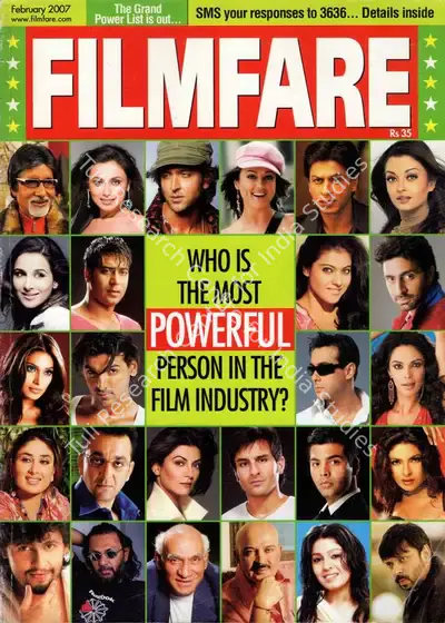 Jitesh Pillaai (Editor), Filmfare, 2007, Magazine