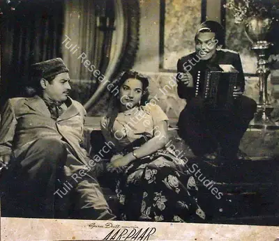 V.K. Murthy (Cinematographer), Aar Paar, 1954, Lobby Card