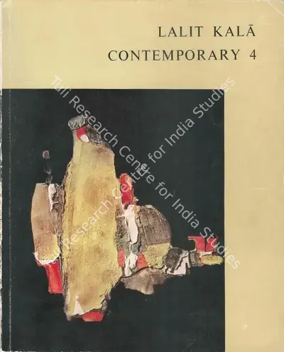 Jaya Appasamy (Editor), Lalit Kala Contemporary, 1966, Journal