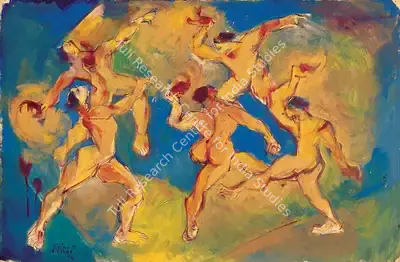 Nikhil Biswas (Artist), Untitled, 1961, Painting