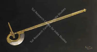 Ramesh Sharma (Artist), Deers Head Axe, Painting