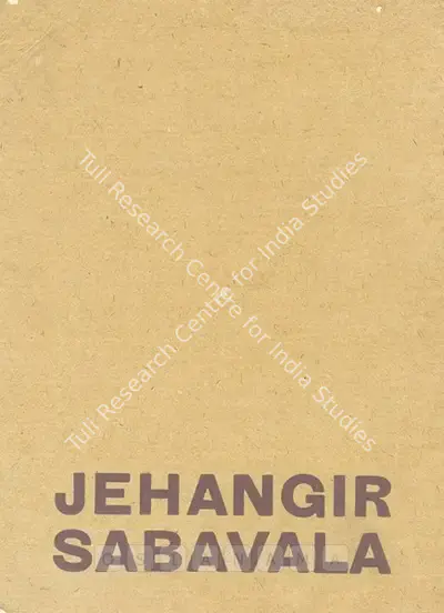 Jehangir Sabavala (Artist), Jehangir Sabavala, 1969, Solo Exhibition Catalogue