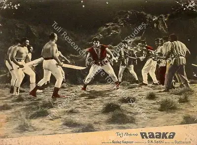 D.N. Sathi (Producer), Raaka, 1965, Lobby Card