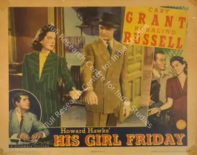 Howard Hawks (Director), His Girl Friday, 1940, Lobby Card