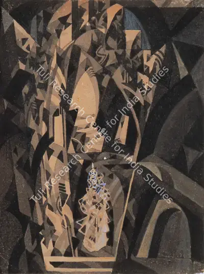 Prosanto Roy (Artist), Untitled, 1956, Painting