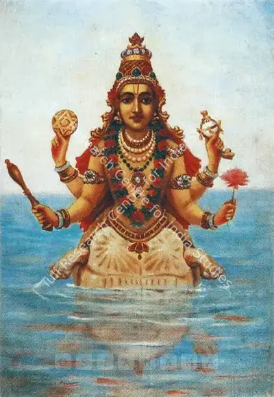 Raja Ravi Varma (Artist), Mythological Scenes, Painting