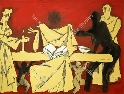 M.F. Husain (Artist), The Last Supper, 2005, Painting