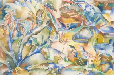 Nabibaksh Mansoori (Artist), Mount Abu, Rajasthan, 1993, Painting