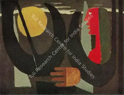 Biren De (Artist), The Apparition, 1958, Painting