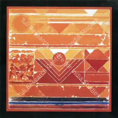 S.H. Raza (Artist), An International Paintings exhibition of Living Legend S H Raza, 2005, Solo Exhibition Invitation