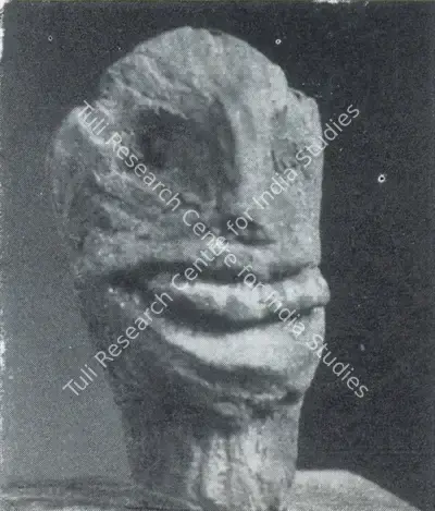 Dhanraj Bhagat (Artist), Laughing Face, 1960, Sculpture