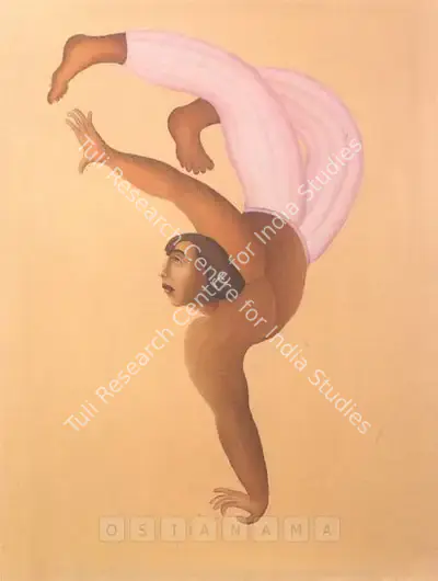 Manjit Bawa (Artist), Acrobat, 1988, Painting
