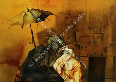 Shyamal Dutta Ray (Artist), Untitled, 1988, Painting