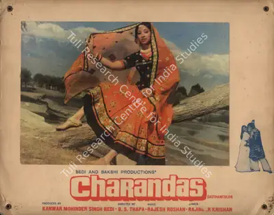 Kanwar Mohinder Singh Bedi (Producer), Charandas, 1977, Photographic Still Mounted on Lobby Card