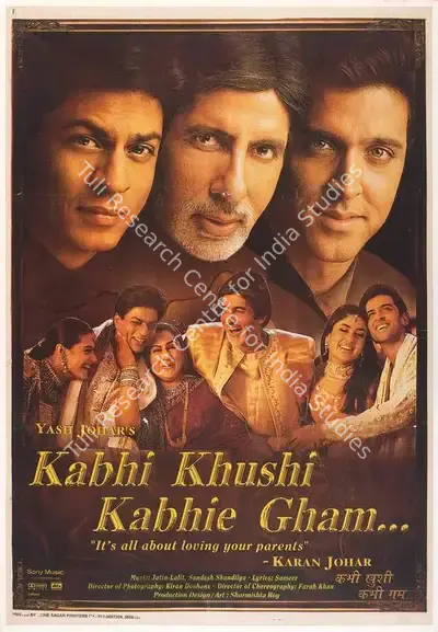 Hiroo Johar (Producer), Kabhi Khushi Kabhi Gham, 2001, Full Sheet Poster