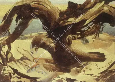 Sabavala, Jehangir (Artist). The Predator. Oil on Canvas, 1987 | Pilgrim, Exile, Sorcerer | Painting | FineArts | 00182425