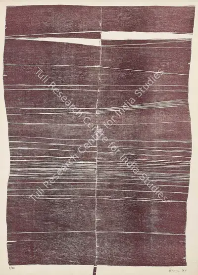 Zarina Hashmi (Artist), Untitled, 1970, Graphic Art