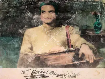 Sudhish Ghatak (Cinematographer), Street Singer, 1938, Lobby Card