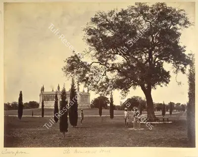 William Baker (Photographer), The Memorial Well. Cawnpore, 1866, Antiquarian Photograph
