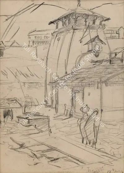 N.S. Bendre (Artist), Untitled, 1939, Painting