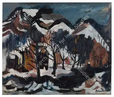 Avinash Chandra (Artist), Untitled (Pahalgam), 1954, Painting