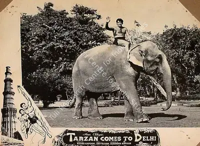 Surinder Kapoor (Producer), Tarzan Delhi Me, 1965, Lobby Card