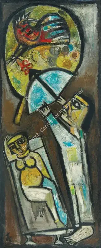 Badri Narayan (Artist), Untitled, 1959, Painting
