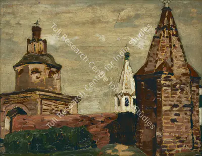 Nicholas Roerich (Artist), The Monastery of St. Alexander Nevsky, 1910, Painting