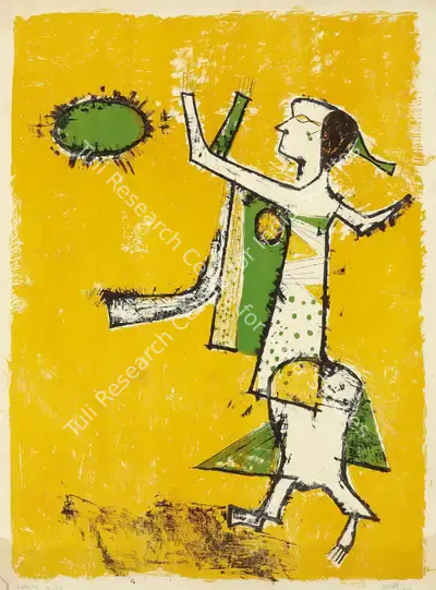 V.S. Gaitonde (Artist), Kultura, 1957, Graphic Art