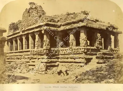 Colonel Thomas Biggs (Photographer), Iwullee. Ruined Temple. From the South-east, 1855, Antiquarian Photograph