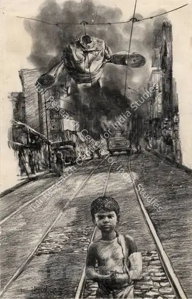 Bikash Bhattacharjee (Artist), Untitled, 1985, Drawing