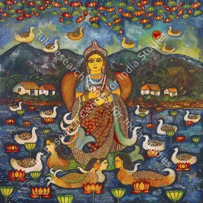 Jayshri Burman (Artist), Devika, 2016, Painting