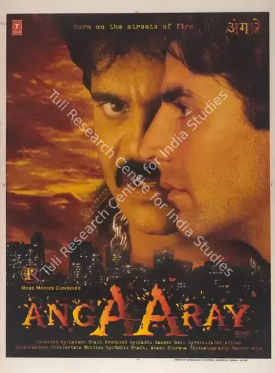 Madhu Ramesh Behl (Producer), Angaaray, 1998, Full Sheet Poster