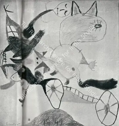 Theo N. Constant (Artist), Composition, 1949, Painting