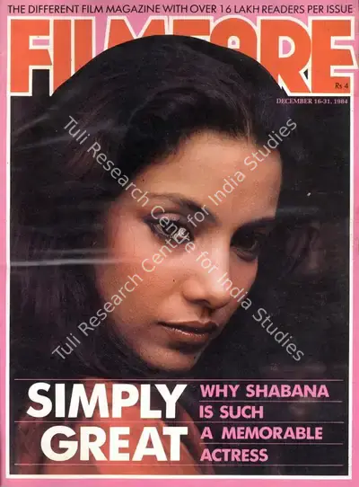 Pritish Nandy (Editor), Filmfare, 1984, Magazine