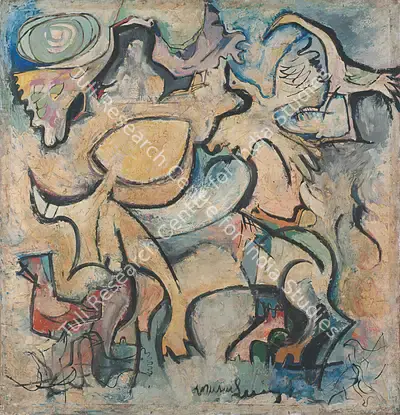 Munuswamy, L. (Artist). Animal Series, 1962 | Painting, Os.Mum/21.06.12, 2012 · Osian's