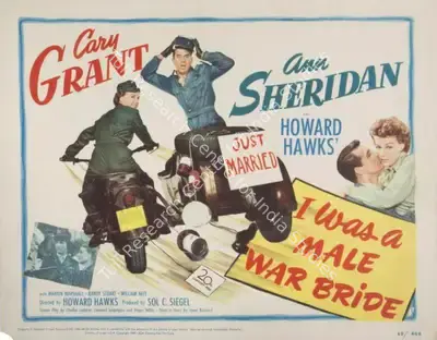 Howard Hawks (Director), I Was a Male War Bride, 1949, Lobby Card