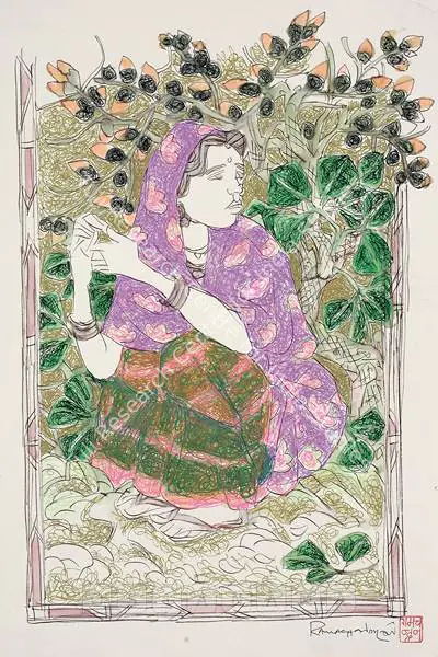 A. Ramachandran (Artist), Untitled, Painting