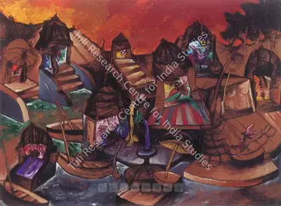 Manu Parekh (Artist), Untitled, 1987, Painting