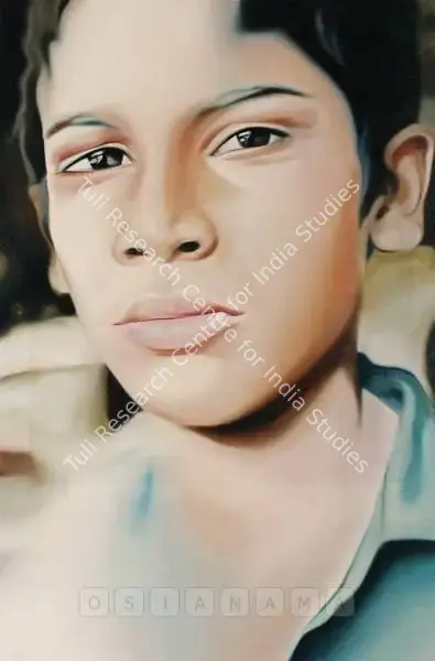 Riyas Komu (Artist), Borivili Boy - I, Painting