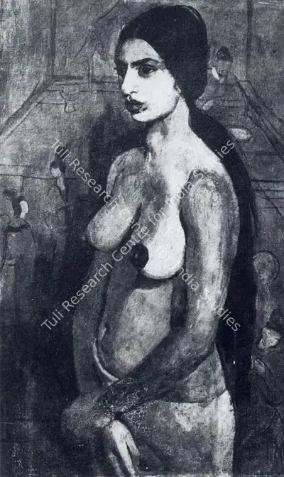Amrita Sher-Gil (Artist), Self Portrait, 1934, Painting
