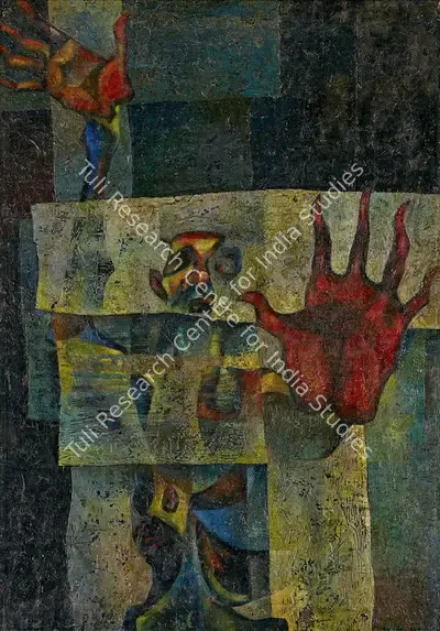 Bikash Bhattacharjee (Artist), Untitled, 1960, Painting
