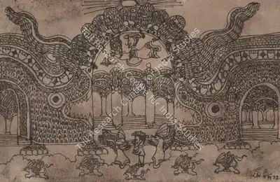 Ramanujam, K. (Artist). Untitled, 1972 | Painting, Sa.Del/20.09.18, 2018 · Saffronart